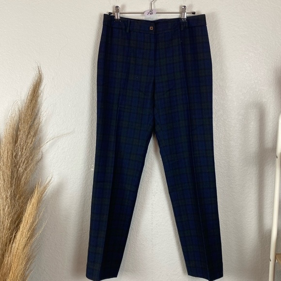 Brooks Brothers plaid natalie fit trousers - Picture 2 of 6
